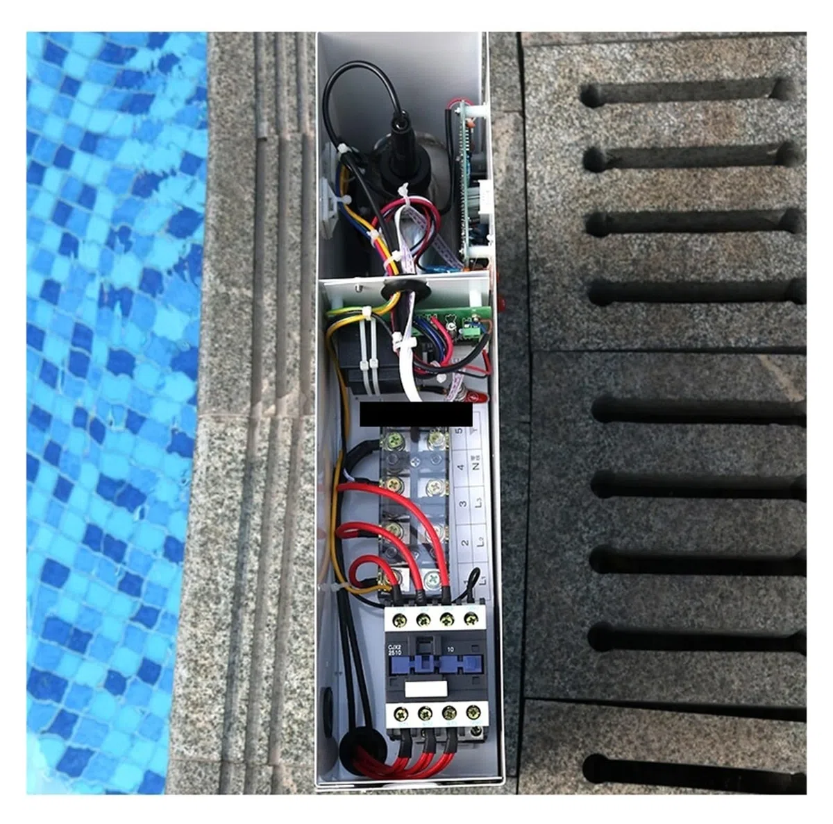 5,5 kW Elektryczna Pompa Ciepła Basenowa, Termostat Ogrzewania Wanny SPA, Akcesoria Do Basenów Wydajne ogrzewanie(15kw)