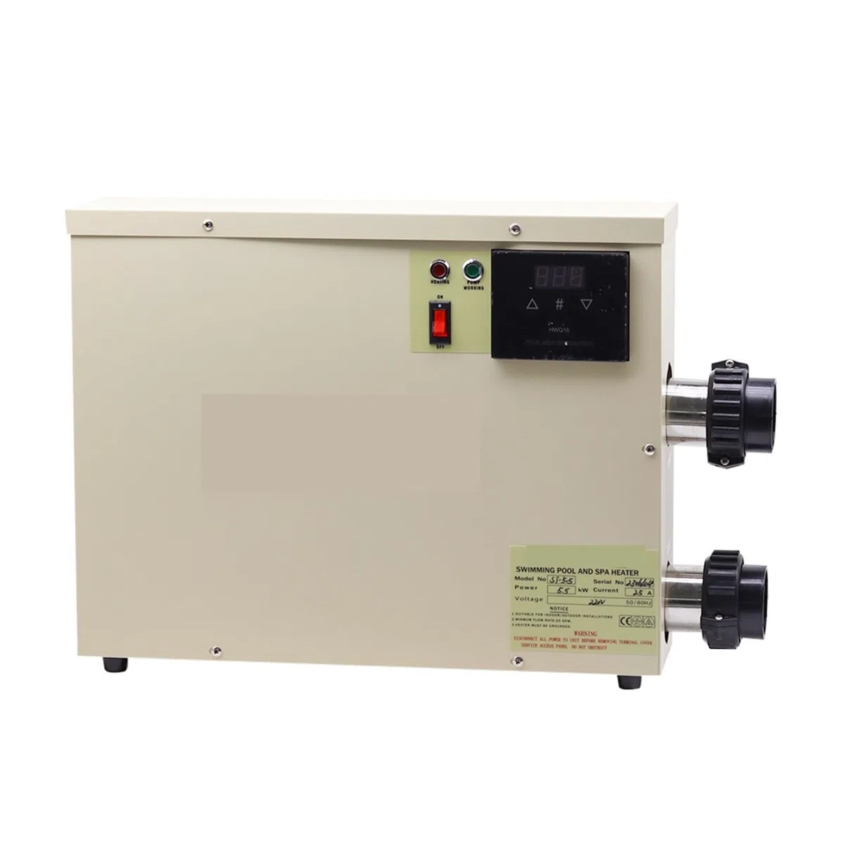 15KW Podgrzewacz Wody Do Basenu Wanna Termostat Wysokowydajna Elektryczna Pompa Ciepła Do Wanny, Mini Baseny, SPA Wydajne ogrzewanie(11KW 220)