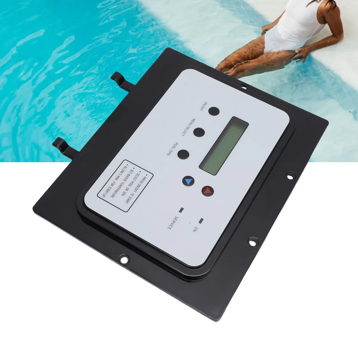 Fafeicy Zespół Tablicy Automatycznej Regulacji Ogrzewania, Wymiana Wyświetlacza Cyfrowego ABS dla Modeli Pomp Ciepła do Basenów i Spa 460928 460929 460930 Ti z precyzyjną kontrolą Temperatury